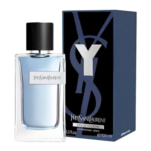 YSL Y EDT bottle with box alternate angle