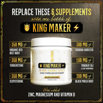 Kingmaker testosterone 120 Capsules