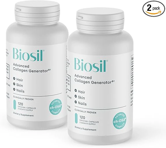 BioSil Advanced Collagen Generator 120 Capsules Pack of 2 with ch-OSA Complex