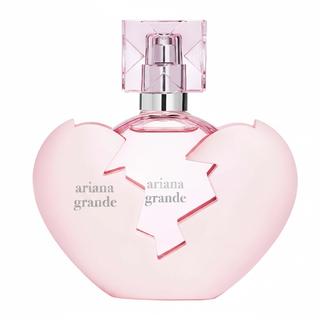 Ariana Grande Thank U Next EDP close up lightning bolt detail