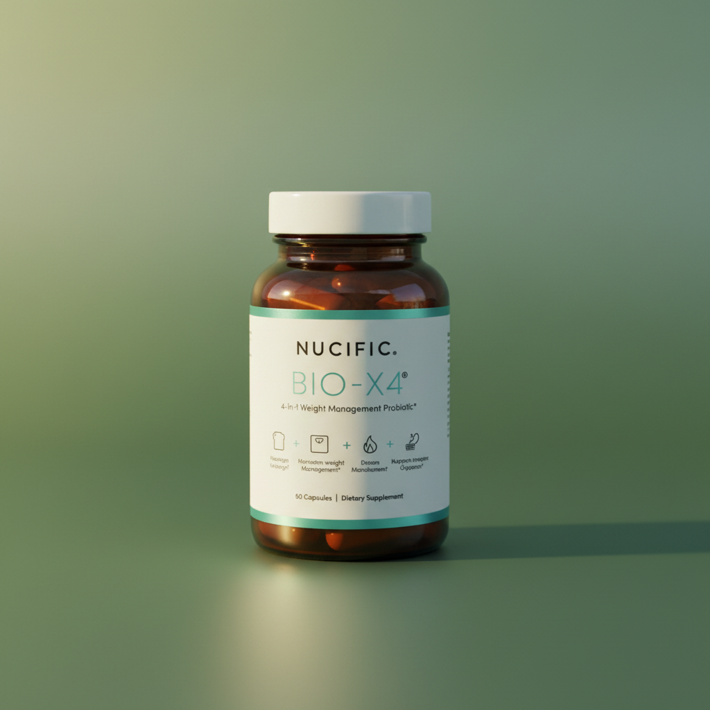 Nucific BIO-X4 green gradient background wellness