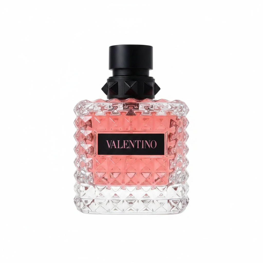 Valentino Donna Born in Roma EDP crystal bottle white background