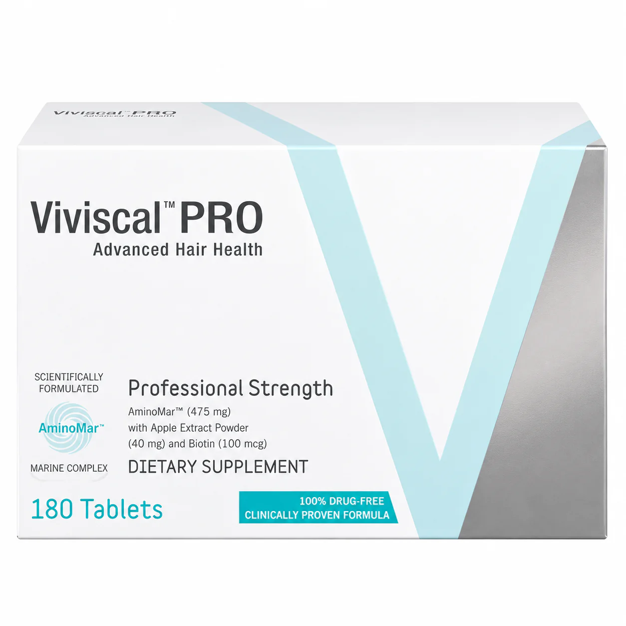 Viviscal PRO Advanced Hair Health Supplement 180 Tablets with AminoMar Marine Complex