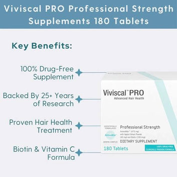 Viviscal PRO Advanced Hair Health Supplement 180 Tablets
