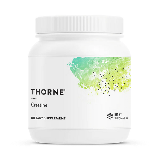 Thorne Creatine Monohydrate Powder 450g Unflavored Dietary Supplement white jar